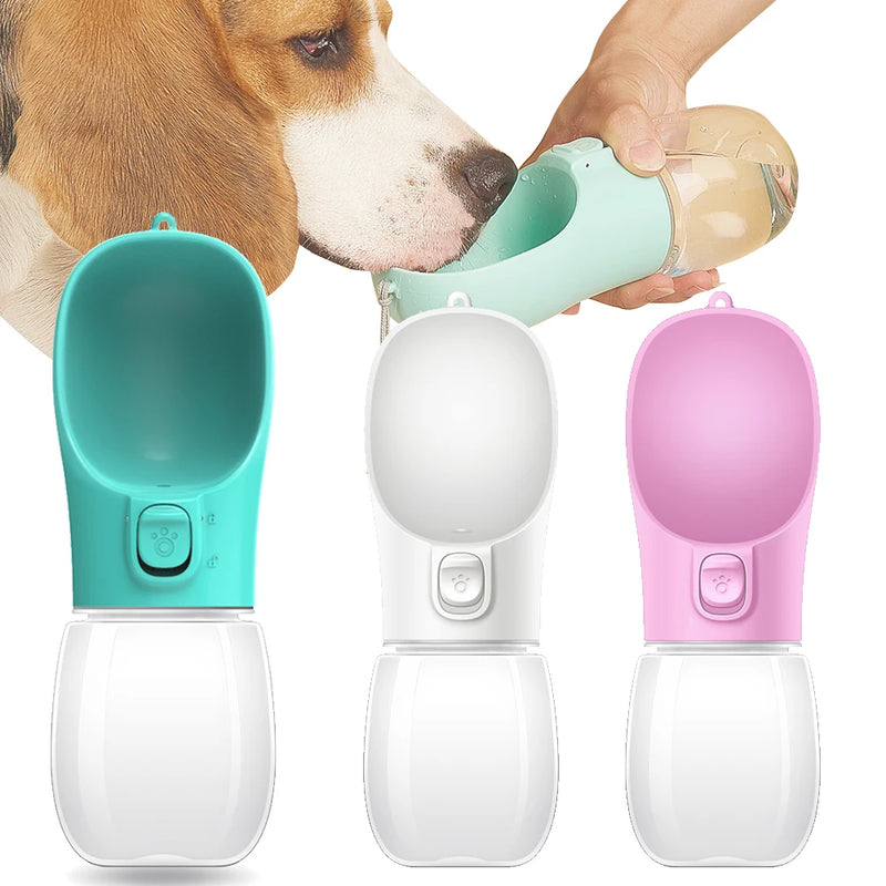 EverPaw Portable Dog Water Bottle - Leakproof Travel Bowl for Walks & Adventures