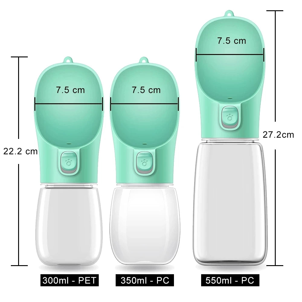EverPaw Portable Dog Water Bottle - Leakproof Travel Bowl for Walks & Adventures